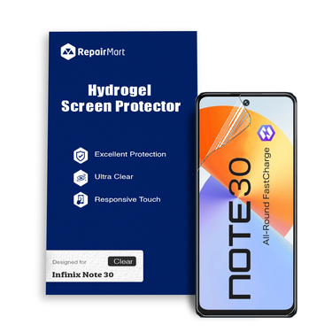 Infinix Note 30 Compatible Premium Hydrogel Screen Protector With Full Coverage Ultra HD